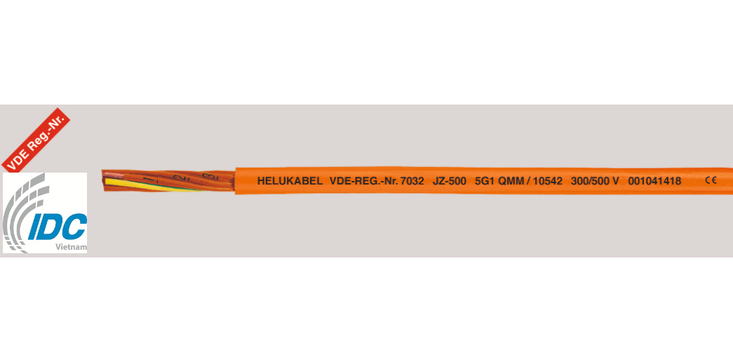 CABLE HELUKABEL JZ-500 ORANGE 2x1 (10537)